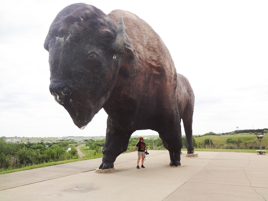 Karen Duquette and the World's Largest Buffalo